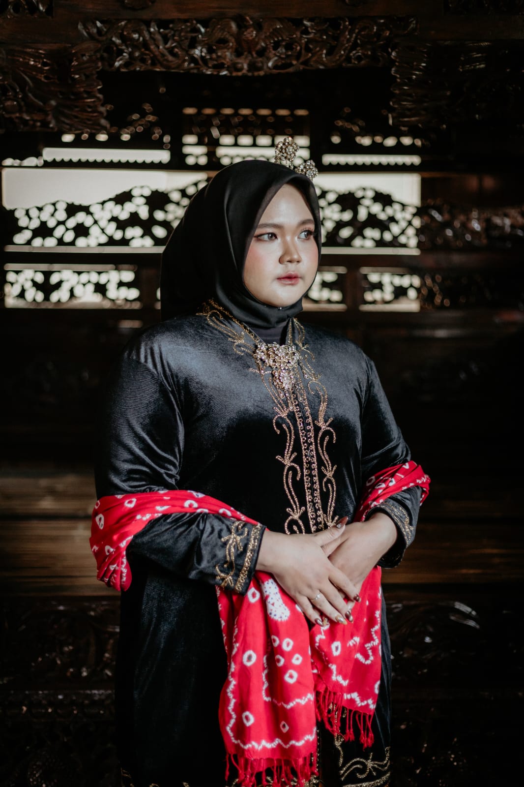 Foto mempelai wanita